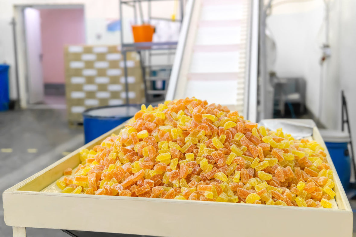 Commercial gummy manufacturing equipment and production environment