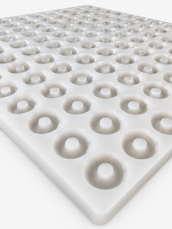 3.4mL Peach Ring Silicone Gummy Mold - 108 Cavities