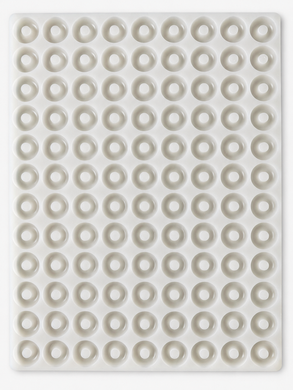 3.4mL Peach Ring Silicone Gummy Mold - 108 Cavities