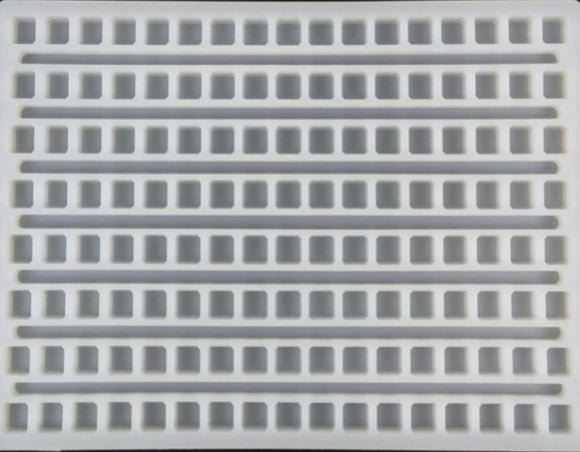 2,3 ml uniwersalnej sześcianki depozytorowej gumowatej pleśni - 136 wnęk