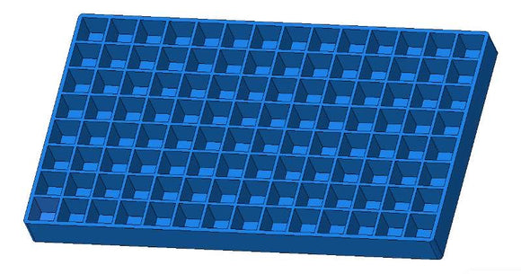 2 ml kostki gumowatej pleśni - 112 wnęki