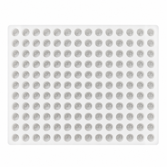 Forma do żelek Smiley Face o pojemności 4 ml - 140 zagłębień
