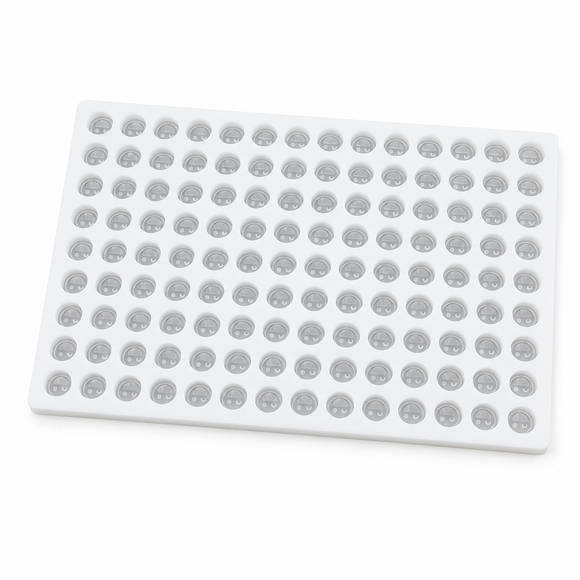 Forma do żelek Smiley Face o pojemności 4 ml - 140 zagłębień