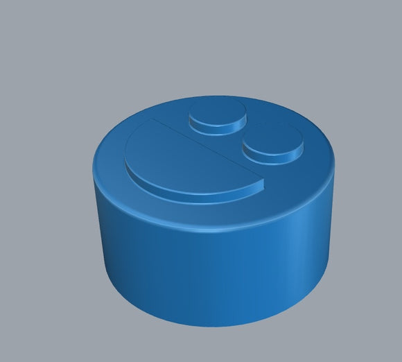 3,2 ml buźka do twarzy gumowata pleśń - 192 wnęki