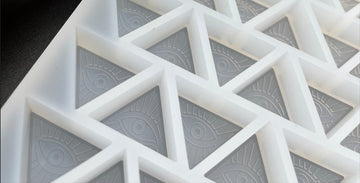 5.1mL Pyramid Triangle Gummy Mold - 220 Cavities - 0