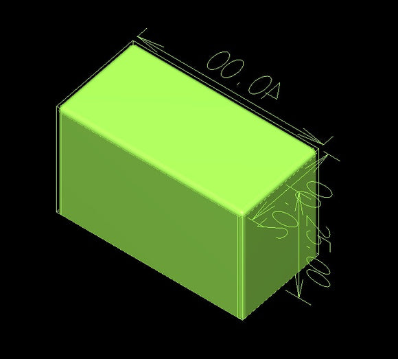 20 ml prostokąta gumowata pleśń - 119 wnęk